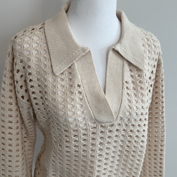 French connection open weave neutral sweater purchased from South Moon Under - Picture 4 of 10